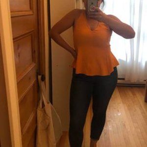 Yellow Zara tank top